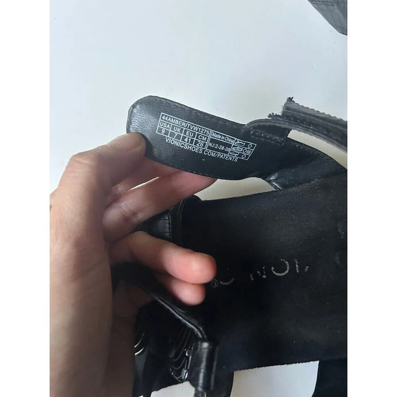 Vionic Amber Slingback Sandals Women’s Size 9 Black Croc Print - Picture 6 of 7